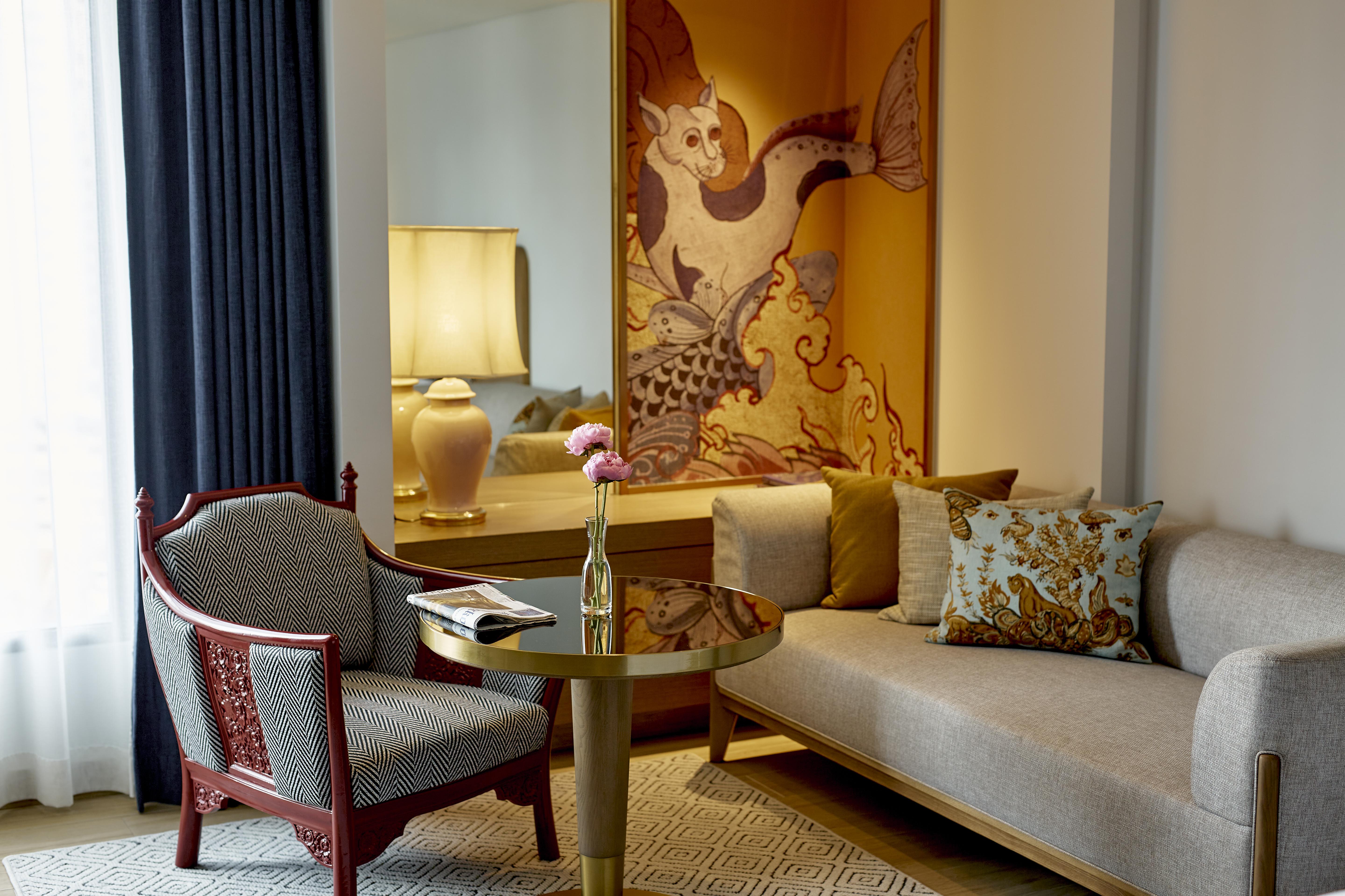 Montien Hotel Surawong Бангкок Екстер'єр фото A room at the Mandarin Oriental, Bangkok